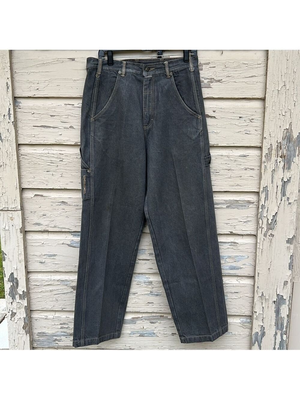 Vintage Damani DADA Skater 90s Wide Leg Baggy Denim Y2K Jeans Size 34